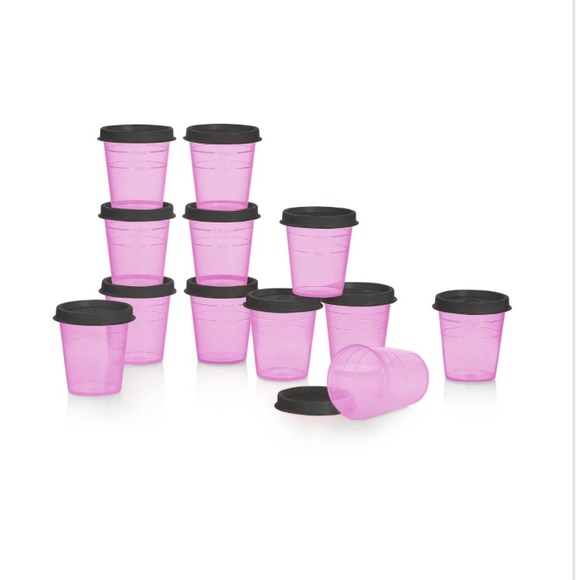 Tupperware Other - Tupperware Minis in pink and black for Halloween!